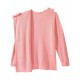 Veste adaptée femme en tricot doux acrylique rose