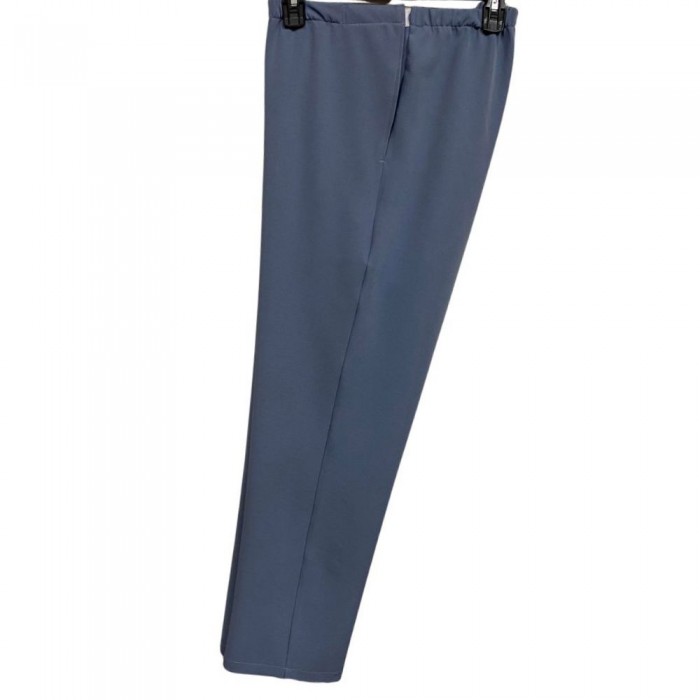 Pantalon adapté pour dames en polyester gris bleu