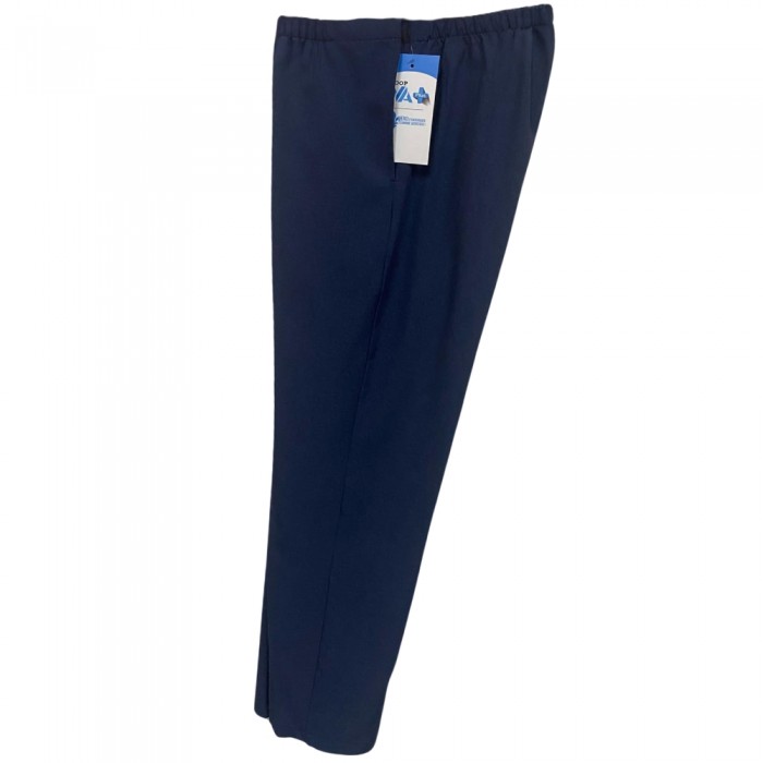 Pantalon adapté pour dames en polyester marine